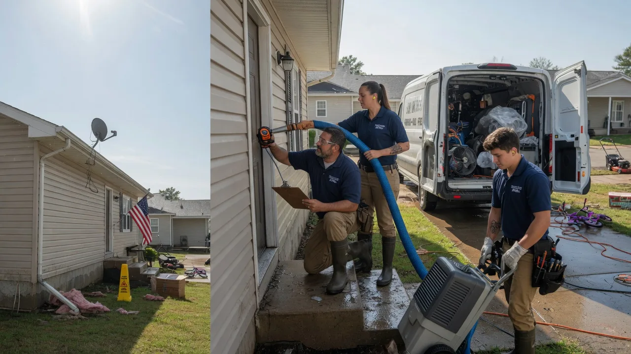 Ceiling Water Damage Restoration in Delavan, MN near me